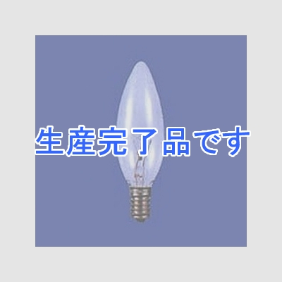 東輝 【ケース販売特価 25個セット】シャンデリア電球 40W (E14口金)クリア  100110V40C32CE14K_set