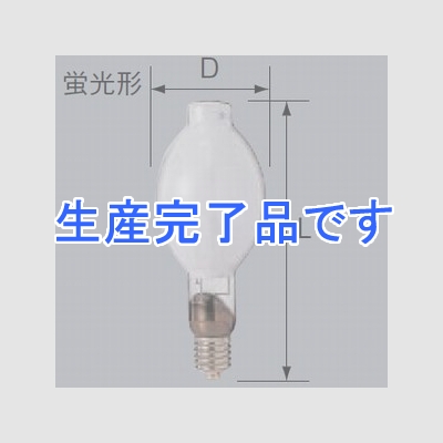 三菱 【生産完了】高効率形高圧ナトリウムランプ 《ハイルックス・L》 蛍光形 75W E26口金  NH75F・L