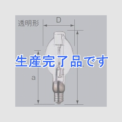 三菱 【生産完了】高効率形高圧ナトリウムランプ 《ハイルックス・L》 透明形 110W E39口金  NH110・L