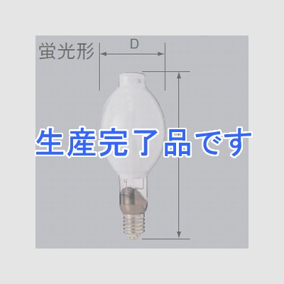 三菱 【生産完了】演色性改善形高圧ナトリウムランプ 《ハイルックスDL》 蛍光形 180W E39口金  NH180FD・L/M