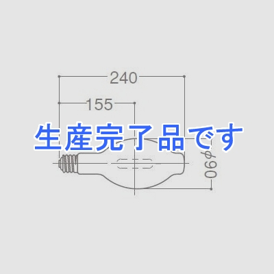 岩崎電気 アイ セルフバラスト水銀ランプ 透明形 250W  BH200220V250W