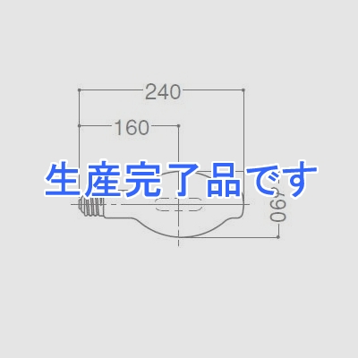 岩崎電気 アイ セルフバラスト水銀ランプ 透明形 300W  BH200/220V300W