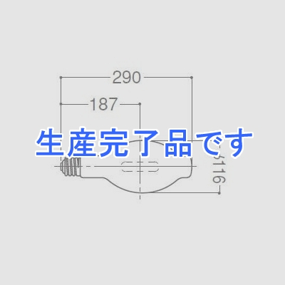 岩崎電気 アイ セルフバラスト水銀ランプ 蛍光形 500W  BHF100/110V500W