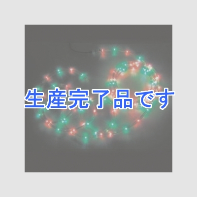 ジェフコム 【屋外用】LEDソフトネオン 長さ: 4m 75mmピッチ 赤×緑  PR3L-E24-04RG