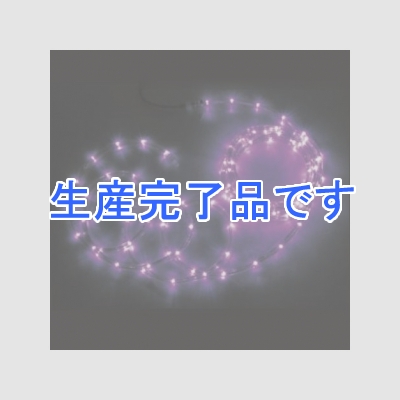 ジェフコム 【屋外用】LEDソフトネオン 長さ: 8m 75mmピッチ ピンク×ピンク  PR3L-E24-08PP