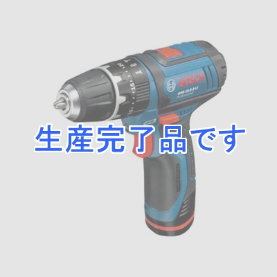 BOSCH バッテリー振動ドライバードリル 軽量1.0kg DC10.8V 1.3Ahリチウムイオンバッテリー 20段階トルク調整クラッチ LEDライト、キャリングケース、充電器付  GSB10.8-2-LI