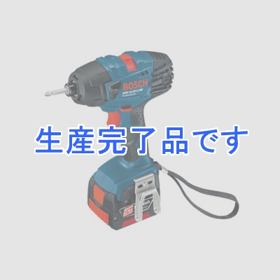 BOSCH 【生産完了】バッテリーインパクトドライバー 軽量1.8kg DC14.4V 2.6Ahリチウムイオンバッテリー ECP機能搭載 3灯式LEDライト、キャリングケース、充電器付  GDR14.4V-LIMF