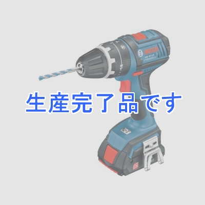 BOSCH バッテリー振動ドライバードリル 1.6kg DC18V 1.3/2.6Ah リチウムイオンバッテリー ECP・EMP機能搭載 高トルク四極希土モーター キャリングケース、充電器付  GSB18V-LIN