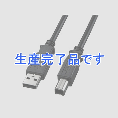 サンワサプライ USB2.0ケーブル スタンダードコネクタタイプ 長さ1m ブラック  KU20-1BKK