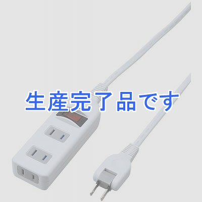 YAZAWA(ヤザワ) 【生産終了】ノイズフィルター集中スイッチ付タップ 3個口 1m 白  SHV1513WH