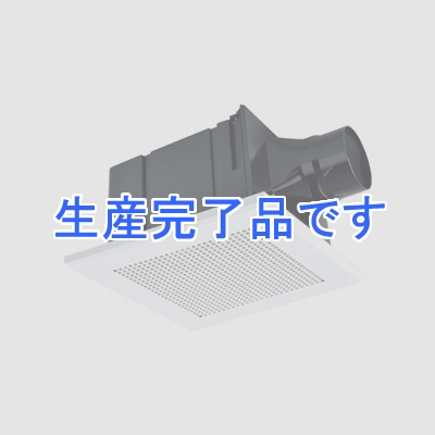 三菱 ダクト用換気扇 天井埋込形 サニタリー用 低騒音形 接続パイプφ100mm 埋込寸法260mm角  VD-15ZPC10