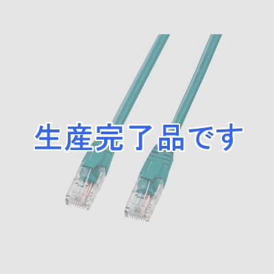 サンワサプライ エンハンスドカテゴリ5 LANケーブル 10m グリーン  LKB5Y-10GN