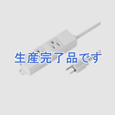 サンワサプライ 【生産完了】工事物件タップ 3P・4個口・3m ノーマルタイプ マグネット付  TAP-K4N-3