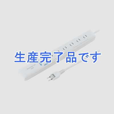 サンワサプライ IC記憶式パソコン連動タップ 2P・7個口・2m 抜け止めタイプ 雷ガード内蔵 マグネット付  TAP-RE27MN