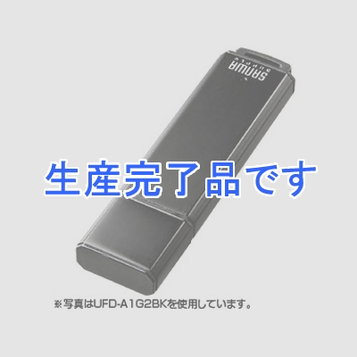 サンワサプライ USB2.0メモリ 1GB ネックストラップ付 ブラック  UFD-A1G2BKK