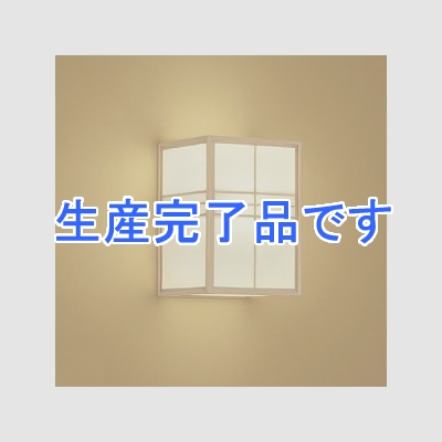 DAIKO LED和風ブラケットライト 電球色 非調光タイプ E17口金 白熱灯60Wタイプ 壁面取付専用  DBK-39127Y