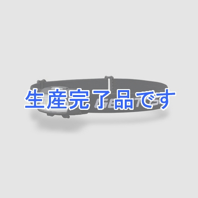 ジェントス LEDヘッドライト 耐塵・防滴タイプ 白色COBLED×1灯 70lm W72.1×H40.2×D36.6mm 単4形アルカリ電池×2本付  NR-001D