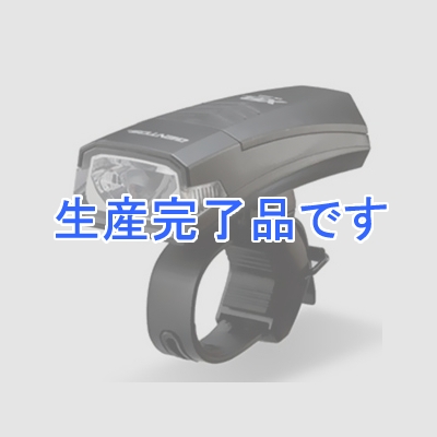 ジェントス 【生産完了】LEDバイクライト ナロータイプ 防滴仕様 白色LED×1灯 110lm W98.0×H26.0×D38.3mm 単3形アルカリ電池×2本付  XB-350B