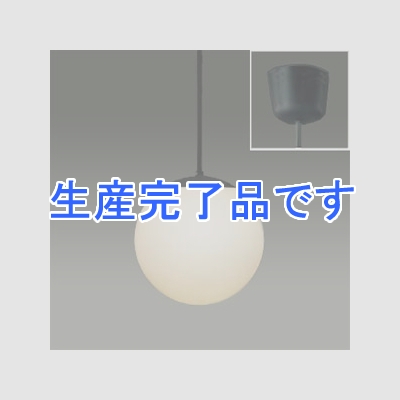 コイズミ照明 真球LEDペンダントライト LEDランプ交換可能型 白熱球60W相当 電球色 定格光束420lm 口金E26 ブラック  XPE610451