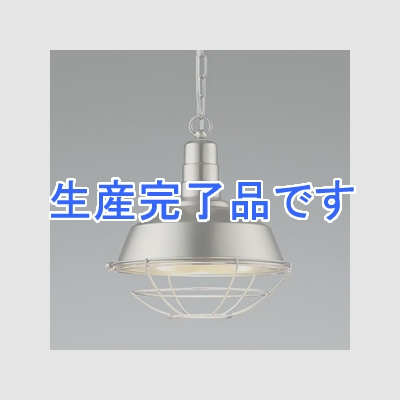 コイズミ照明 LEDランプ交換可能型ペンダントライト 《WORKERS LAMP》 7.1W 白熱球60W相当 口金E26 電球色 ニッケルメッキつや消し  AP45545L