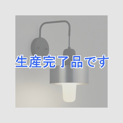 コイズミ照明 LEDランプ交換可能型ブラケットライト 《mekki》 4.9W 白熱球60W相当 口金E26 電球色 スチール色  AB41335L