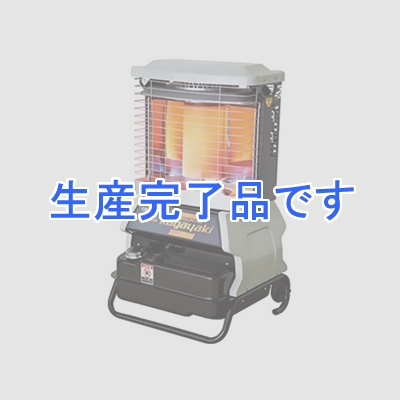 オリオン機械 赤外線暖房機 ジェットヒーターBRITE 《kagayaki》 業務用 単相100V 放射式直火形 前面加温タイプ 回転霧化式 3段燃焼切替 木造約24坪/コンクリート約32坪 反射板付  GHR240A-R