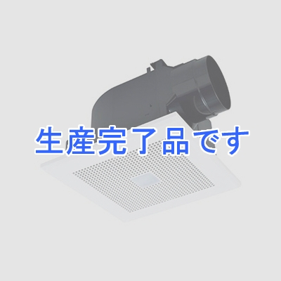 三菱 ダクト用換気扇 天井埋込形 DCブラシレスモーター搭載 定風量タイプ 24時間換気機能・人感センサー付 サニタリー用 接続パイプφ150mm 埋込寸法315mm角  VD-20ZAVC3