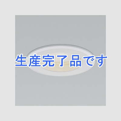 コイズミ照明 LEDベースダウンライト コンパクトタイプ 防雨・防湿型 400lmクラス 白熱球60W相当 電球色 埋込穴φ50mm 傾斜天井取付・軒下対応可能 ファインホワイト  XD44038L