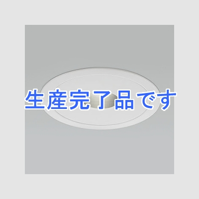 コイズミ照明 LEDベースダウンライト ランプ交換可能型 調光タイプ JDR40～65W相当 口金E11 埋込穴φ100mm ピンホールタイプ ランプ別売 オフホワイト  ADE950993