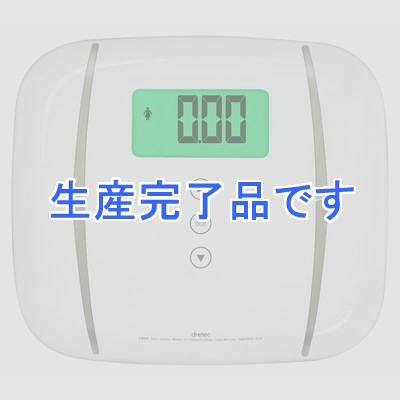 ドリテック 【生産完了】体重体組成計「ピエトラプラスETR」  BS-243WT