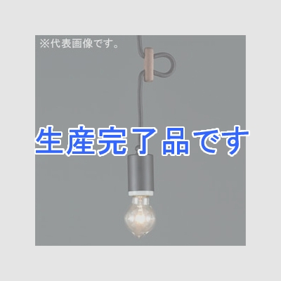 後藤照明 【生産終了品】ペンダントライト 40W浪漫球付 E26口金 コード長400mm 黒塗装  GLF-3388-40