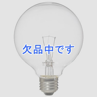YAZAWA(ヤザワ) ボール電球60W形クリア  GC100V57W95
