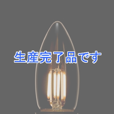 YAZAWA(ヤザワ) 【在庫限り】LED電球 C36シャンデリア形 クリアタイプ 25W形相当 電球色 口金E26  LDC2LG36C
